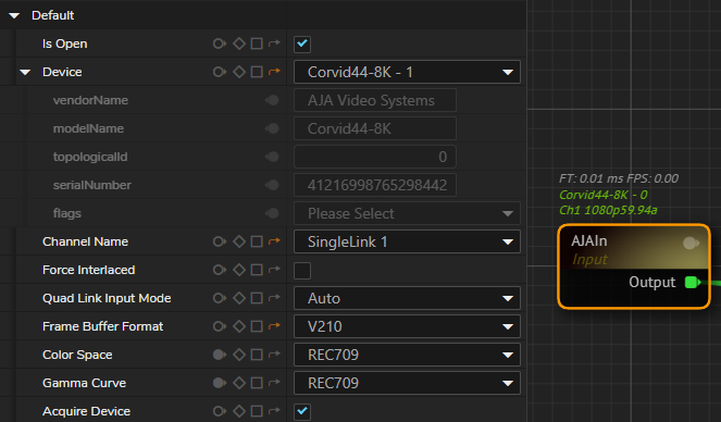 New node: AJAIn Node with Established Connections